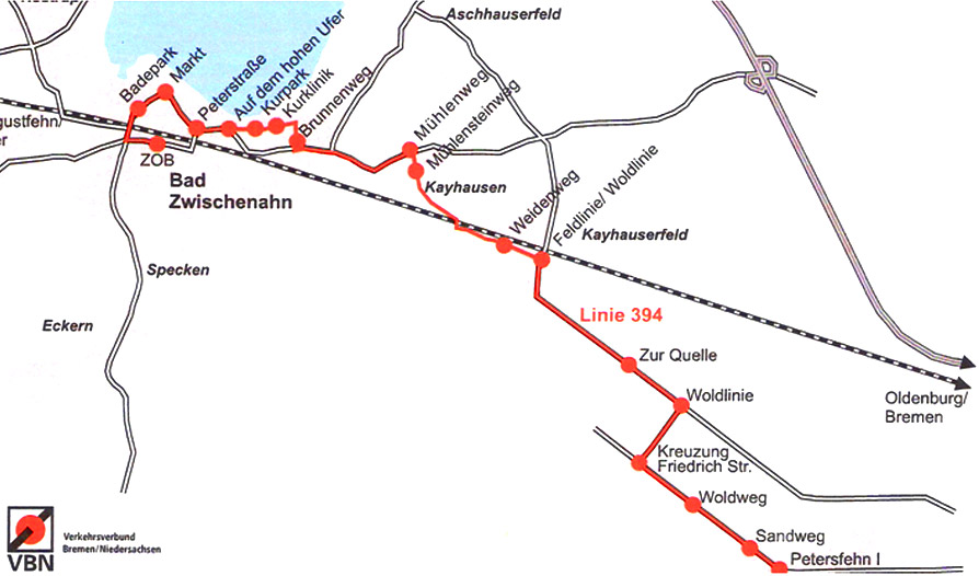 buergerbus bad zwischenahn fahrplan